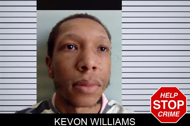 Kevon Williams mugshot
