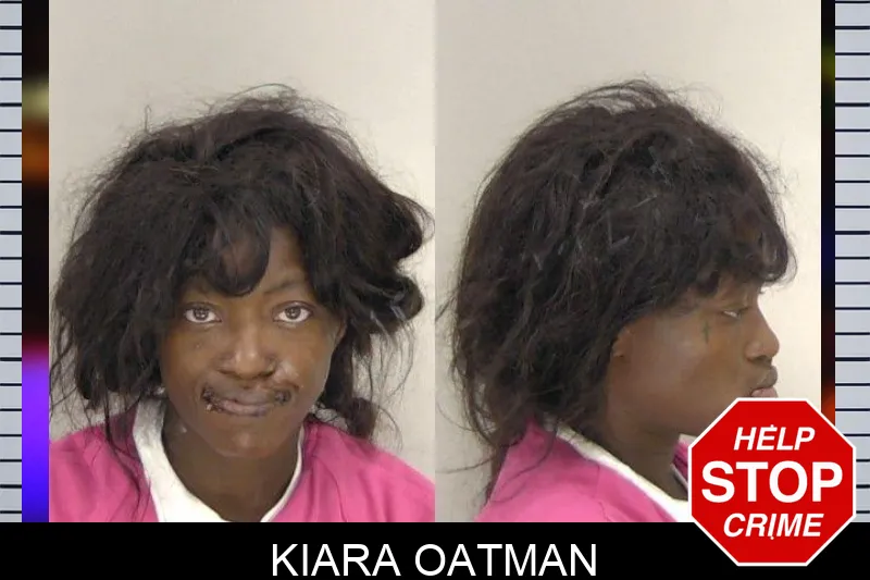 Kiara Oatman mugshot
