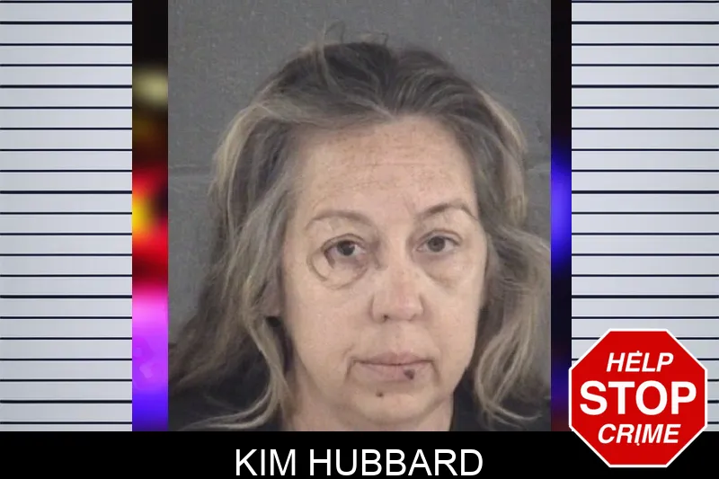 Kim Hubbard mugshot