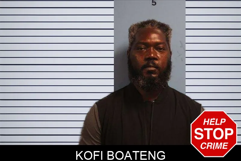 Kofi Boateng mugshot