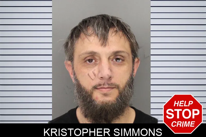 Kristopher Simmons mugshot