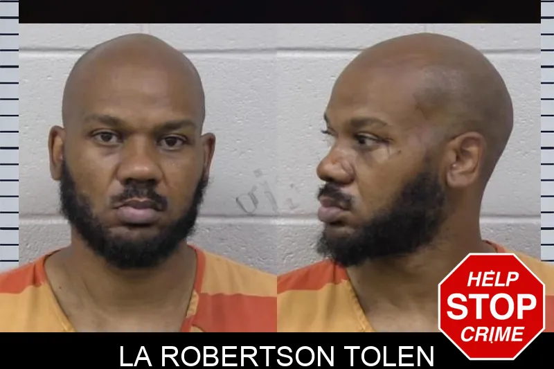 La Robertson Tolen mugshot