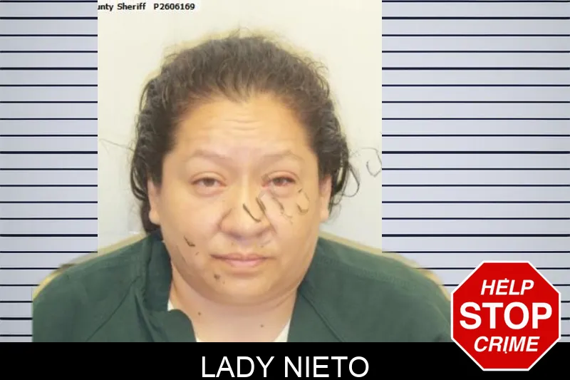 Lady Nieto mugshot