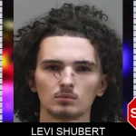 Levi Shubert mugshot
