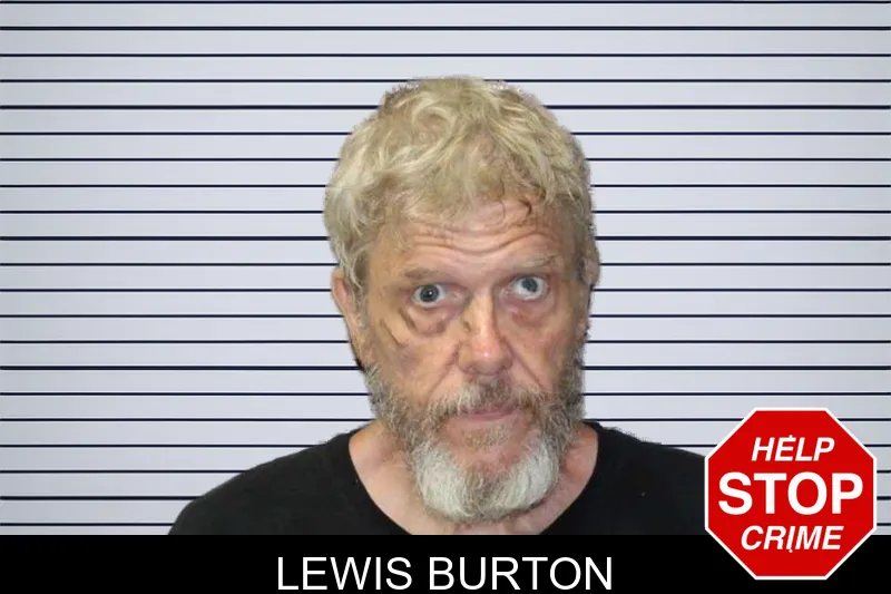 Lewis Burton mugshot