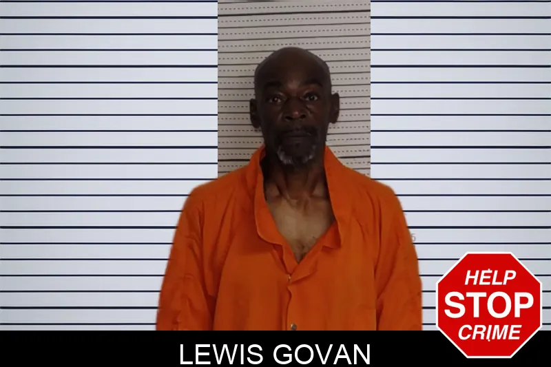 Lewis Govan mugshot