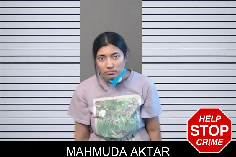 Mahmuda Aktar mugshot