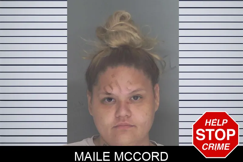 Maile McCord mugshot