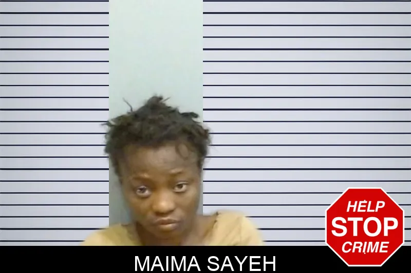 Maima Sayeh mugshot