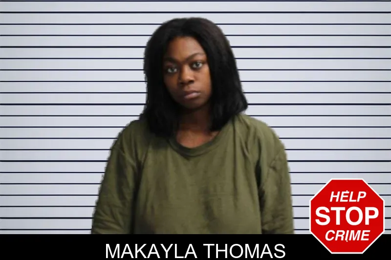 Makayla Thomas mugshot