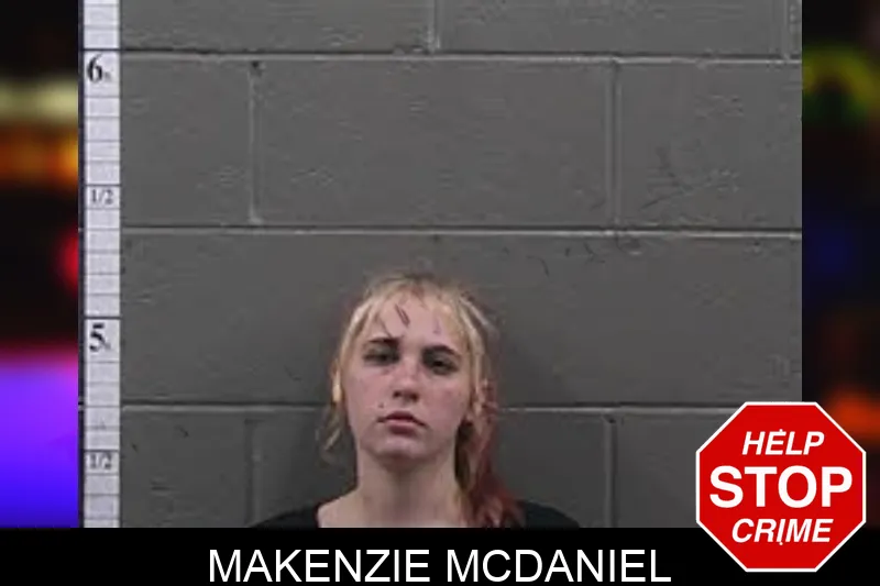 Makenzie McDaniel mugshot
