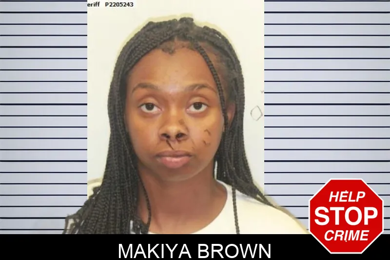 Makiya Brown mugshot