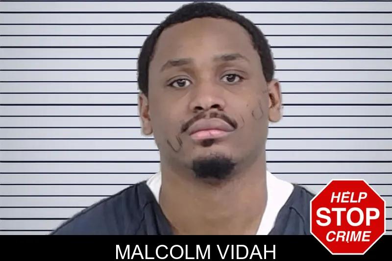 Malcolm Vidah mugshot