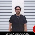 Malek Abdelaziz mugshot