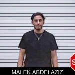 Malek Abdelaziz mugshot