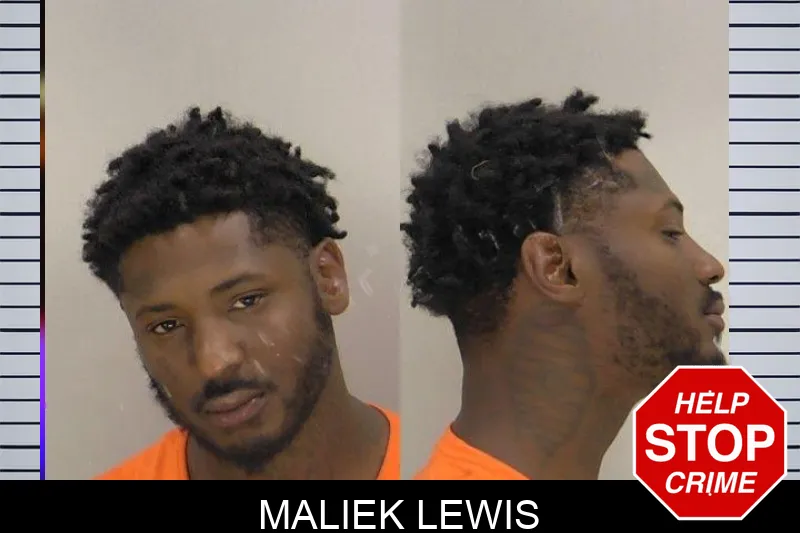 Maliek Lewis mugshot