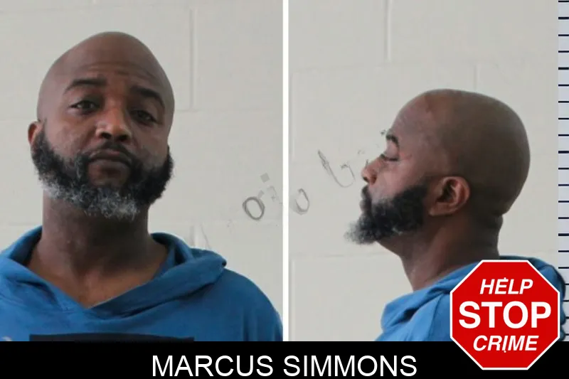 Marcus Simmons mugshot