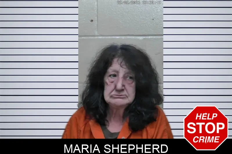 Maria Shepherd mugshot