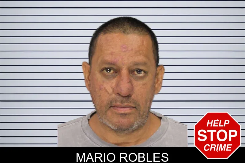 Mario Robles mugshot