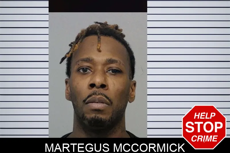 Martegus McCormick mugshot