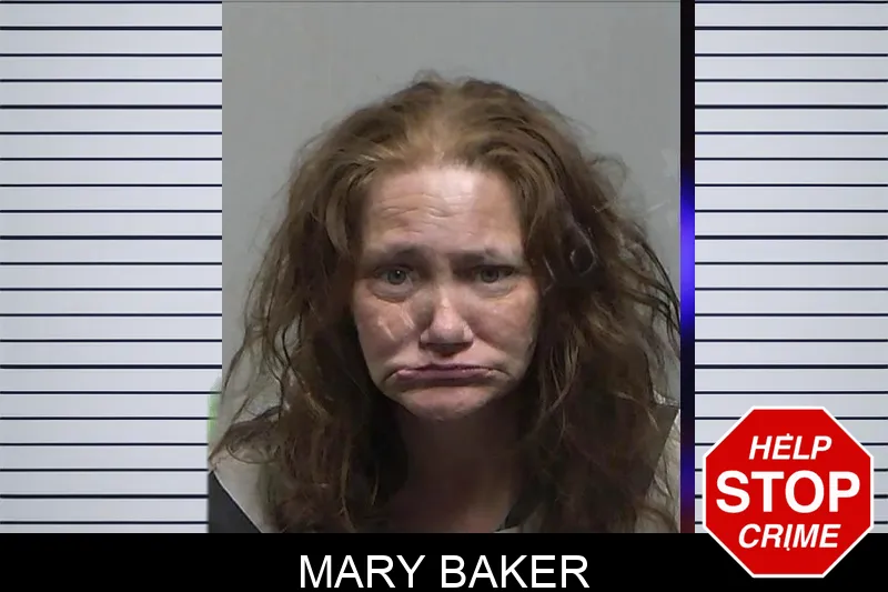 Mary Baker mugshot