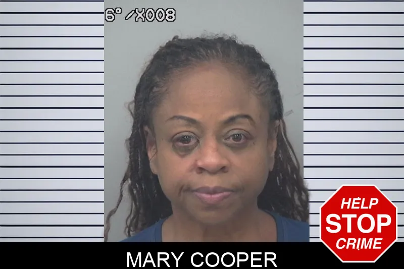 Mary Cooper mugshot