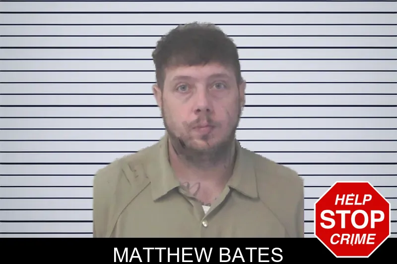 Matthew Bates mugshot
