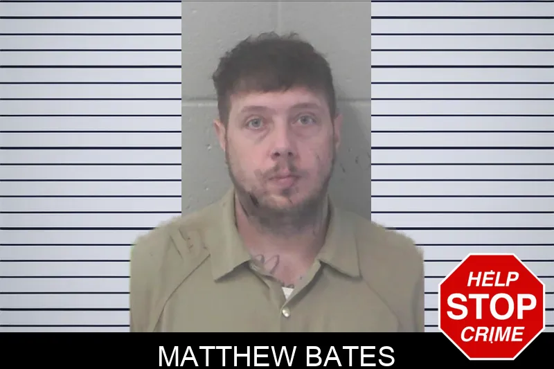 Matthew Bates mugshot