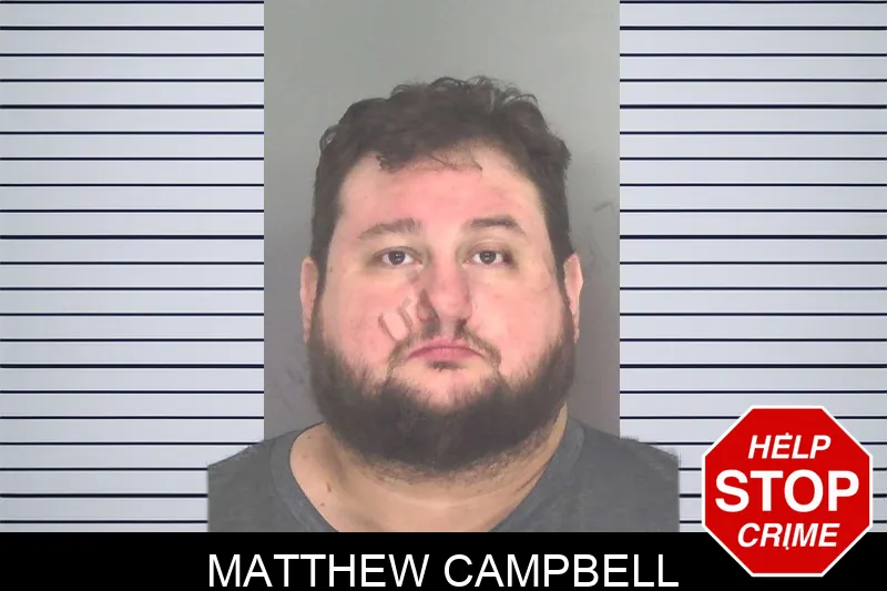 Matthew Campbell mugshot