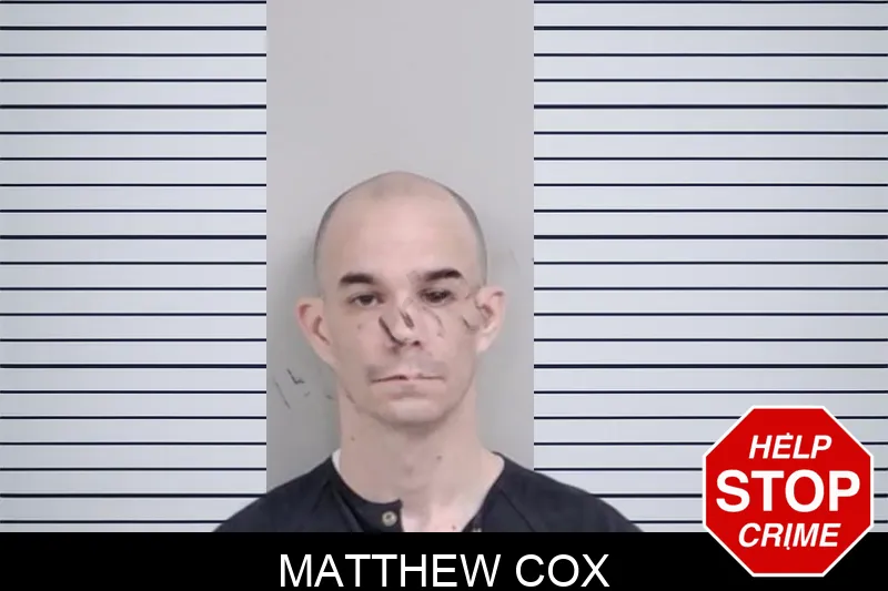 Matthew Cox mugshot