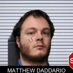 Matthew Daddario mugshot
