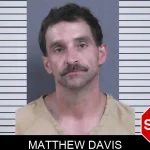 Matthew Davis mugshot