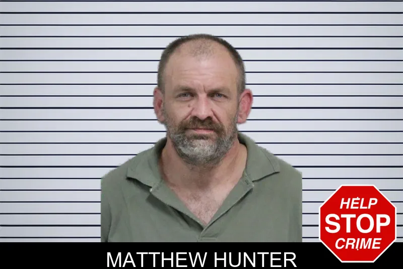 Matthew Hunter mugshot