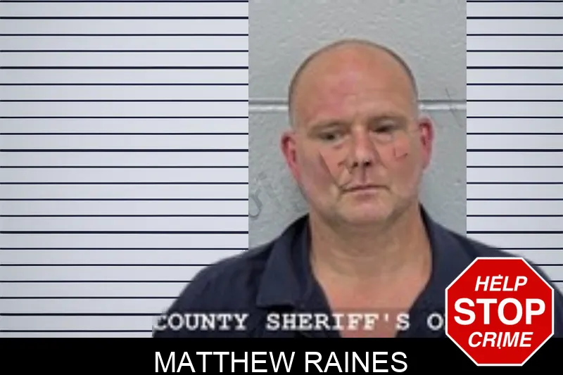 Matthew Raines mugshot