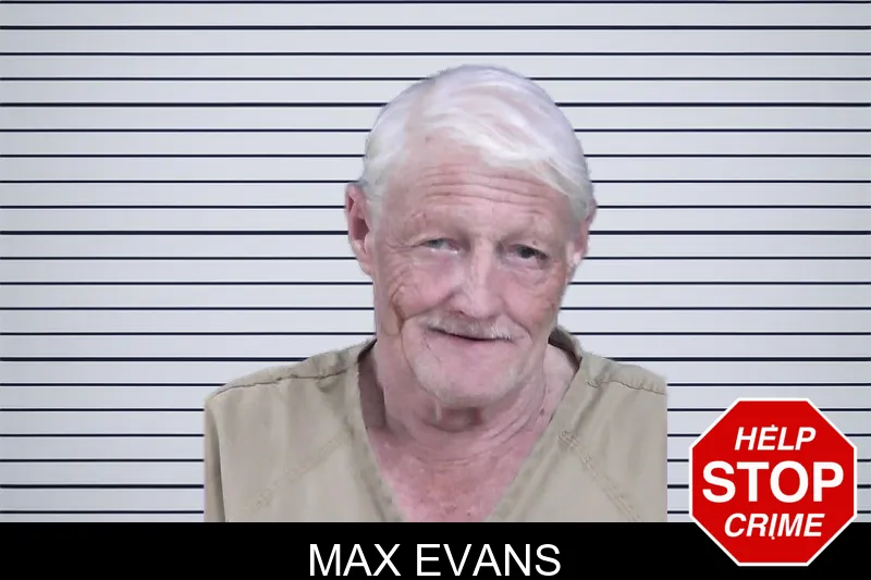 Max Evans mugshot