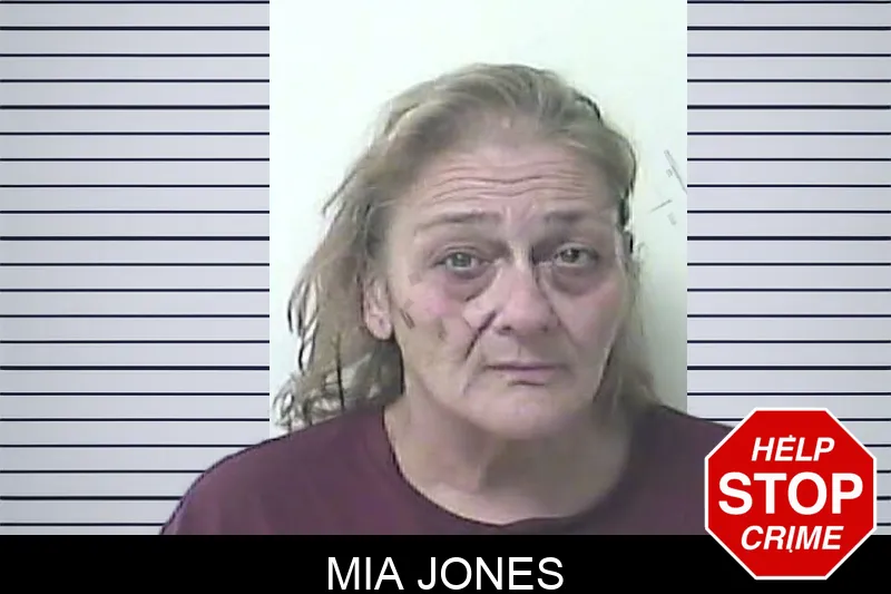 Mia Jones mugshot