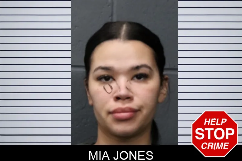 Mia Jones mugshot