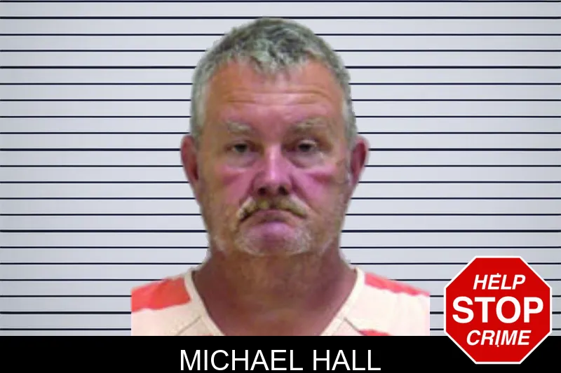 Michael Hall mugshot