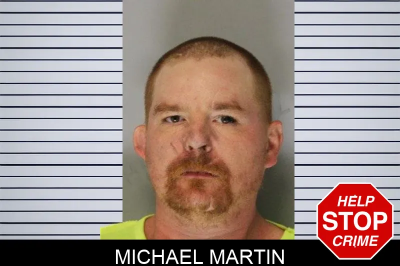 Michael Martin mugshot