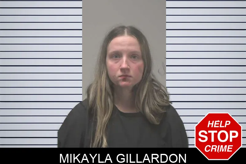 Mikayla Gillardon mugshot