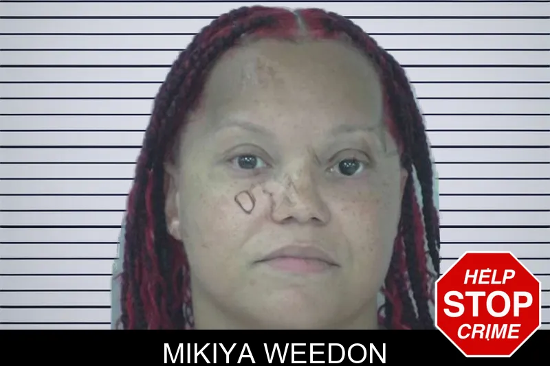 Mikiya Weedon mugshot