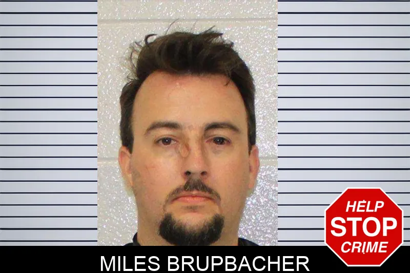 Miles Brupbacher mugshot