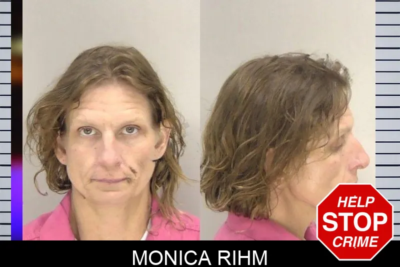Monica Rihm mugshot