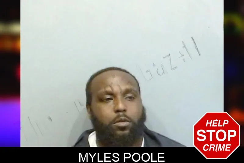 Myles Poole mugshot