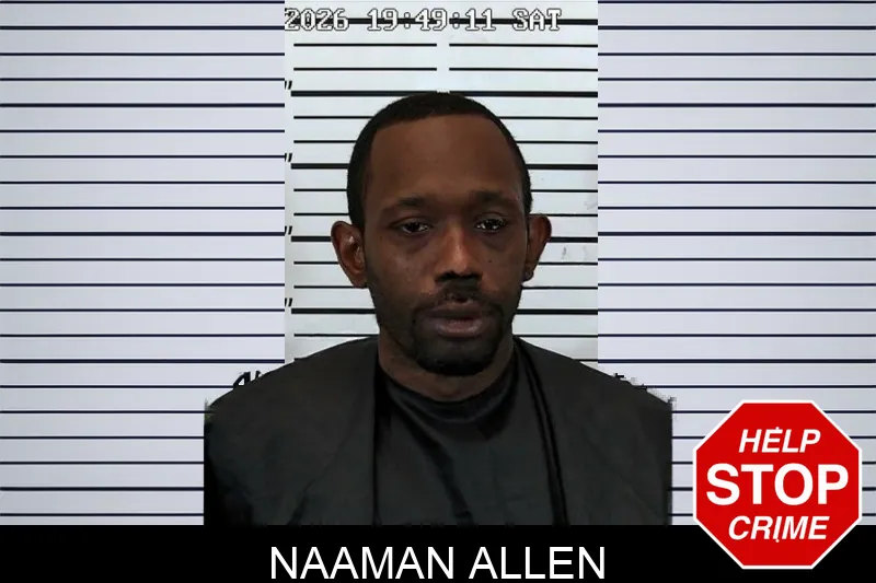 Naaman Allen mugshot