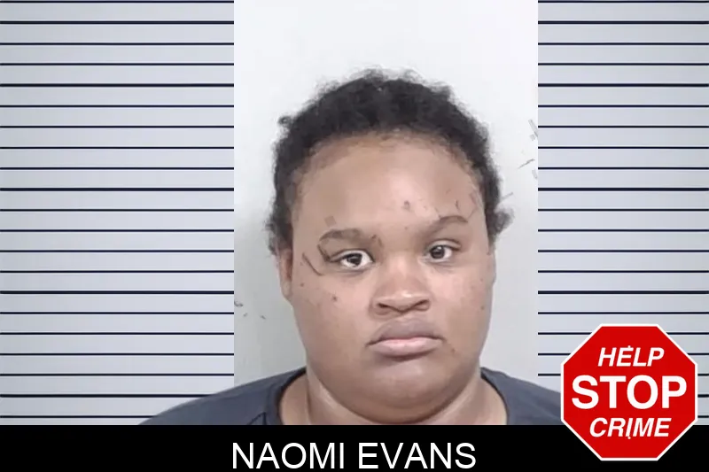 Naomi Evans mugshot