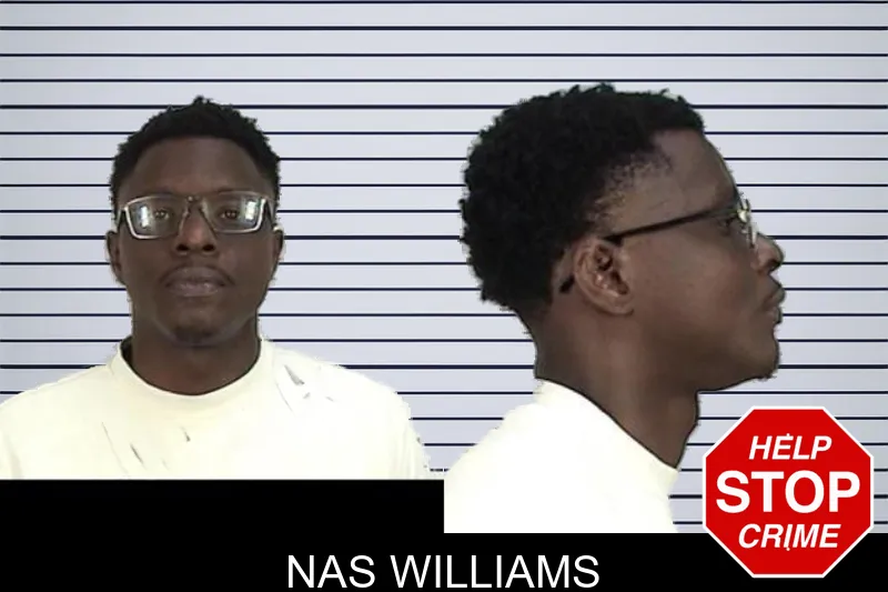 Nas Williams mugshot