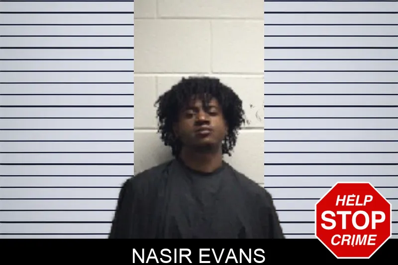 Nasir Evans mugshot