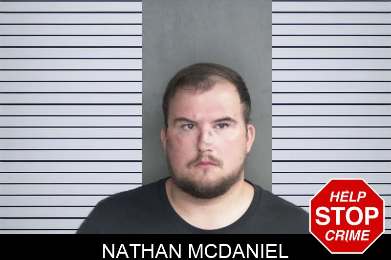 Nathan McDaniel mugshot
