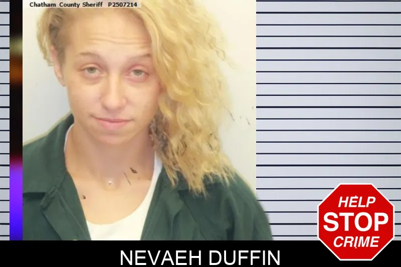 Nevaeh Duffin mugshot